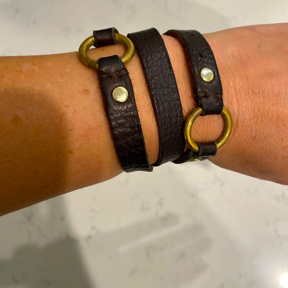 Beautiful Kendall Conrad authentic leather wrap bracelet